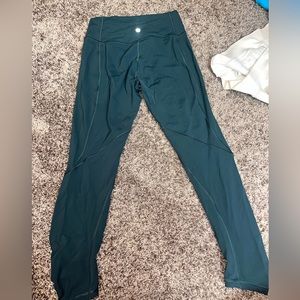 Green lulu lemon leggings